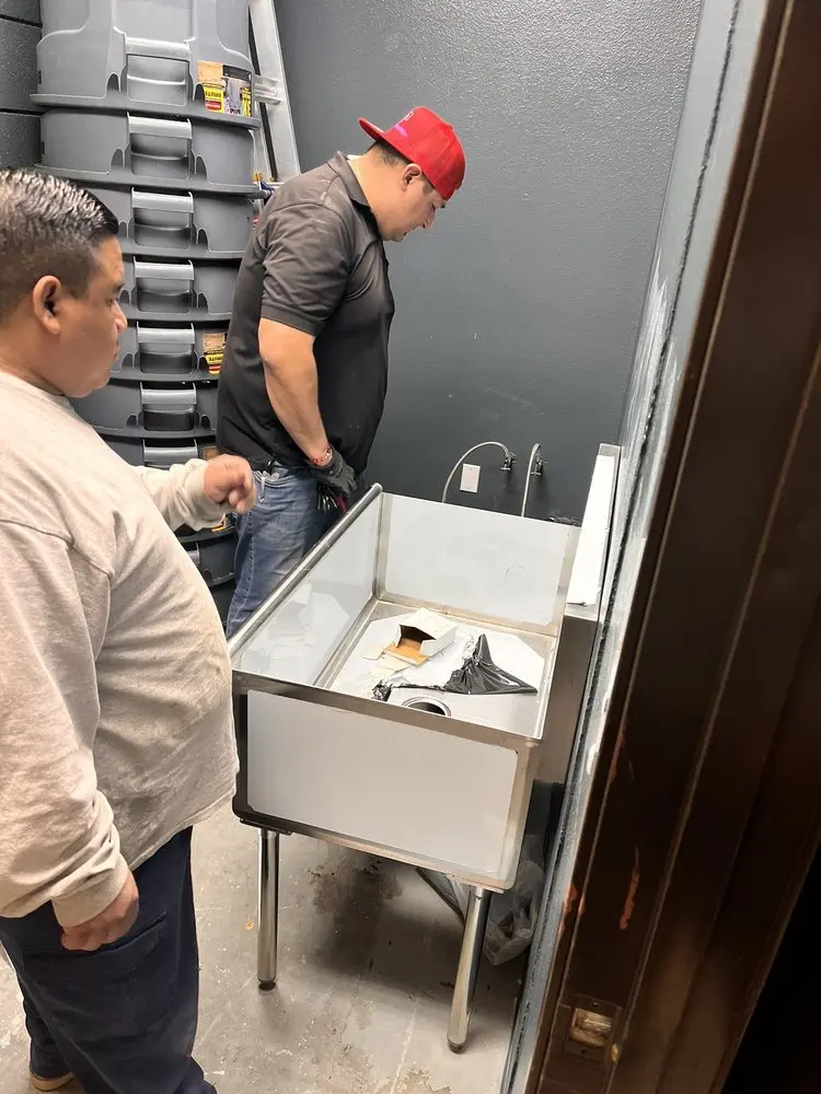Commercial plumbing and sink installation in Camino Heights